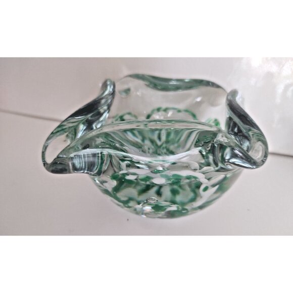 Murano Hand Blown Heavy Art Glass Ashtray/Trinket/Candy Bowl 1960's - Picture 7 of 16